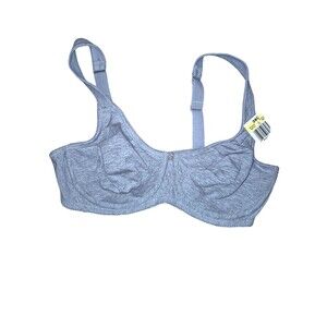 DIM Gray Jersey Knit seamless Full Coverage Underwire T- shirt bra 38C NWT